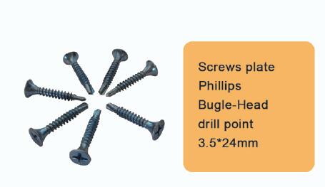 screws plate phillips bugle-head drill point