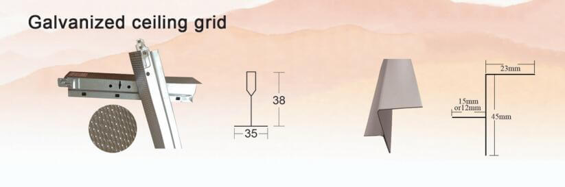galvanized ceiling grids