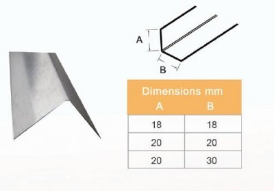wall angles design with dot surface or bright surface